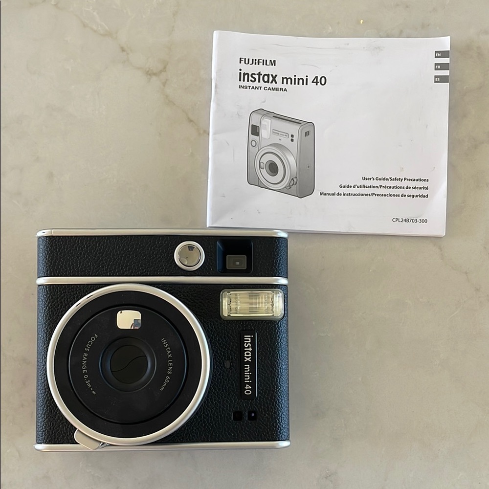 Fujifilm Black Retro Instant Film Camera